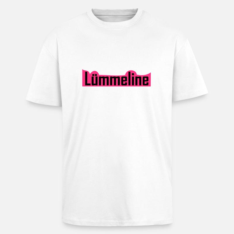 Luemmeline - Oversized Heavyweight Unisex T-Shirt - Weiß