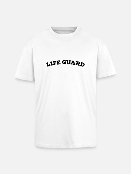 LIFEGUARD - Oversized Heavyweight Unisex T-Shirt - Weiß
