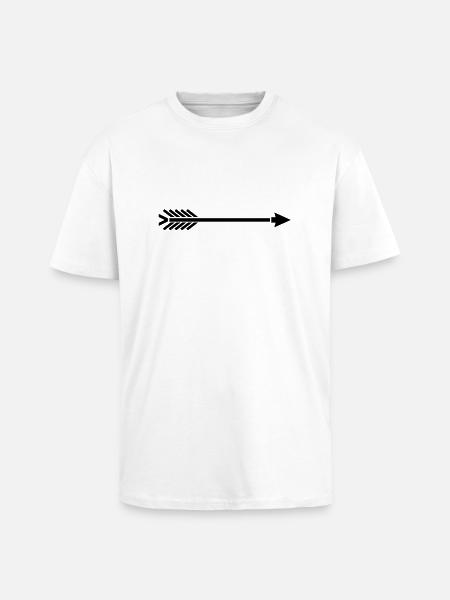 pfeil__ad1 - Unisex Oversized Heavyweight T-shirt - white