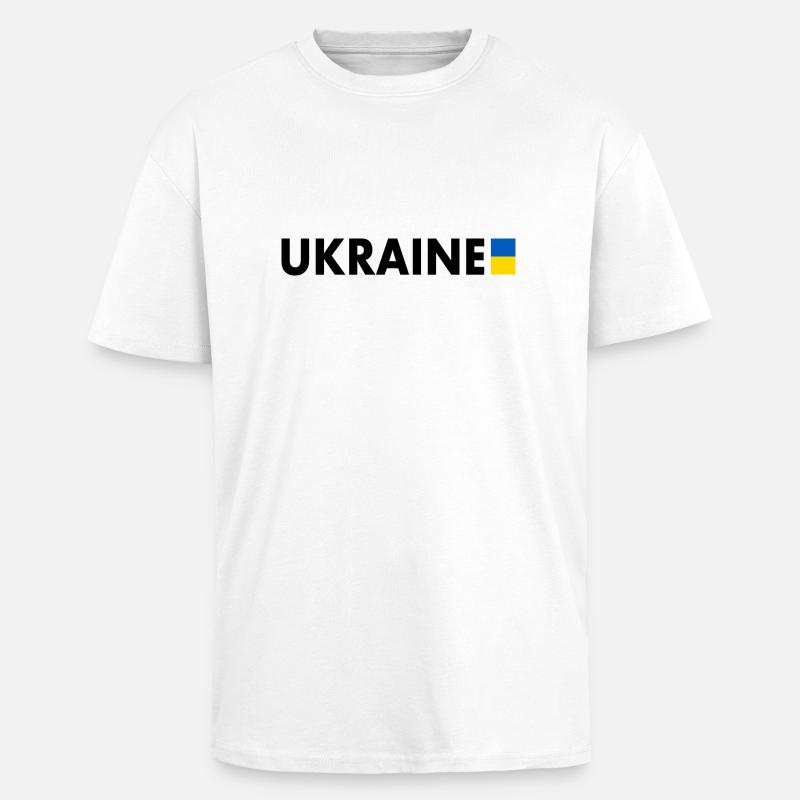 ukraine - Unisex Oversized Heavyweight T-shirt - white