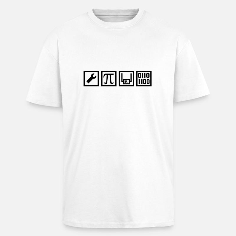 technicien - T-shirt unisexe oversize épais - blanc