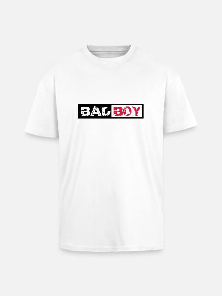 Bad Boy Design - Unisex Oversized Heavyweight T-shirt - white