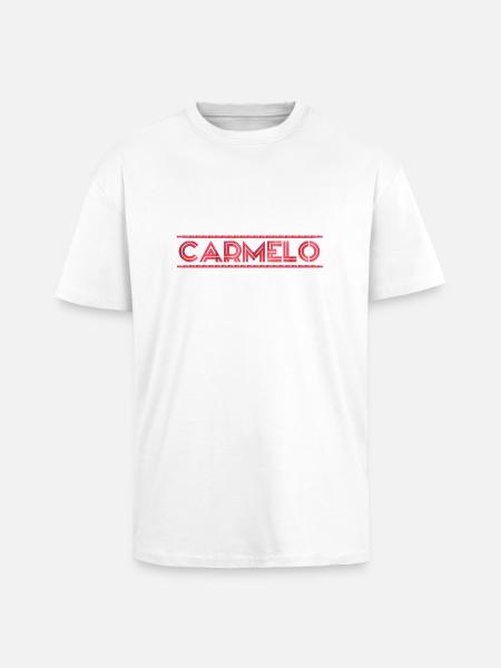 Carmelo - Oversized Heavyweight Unisex T-Shirt - Weiß