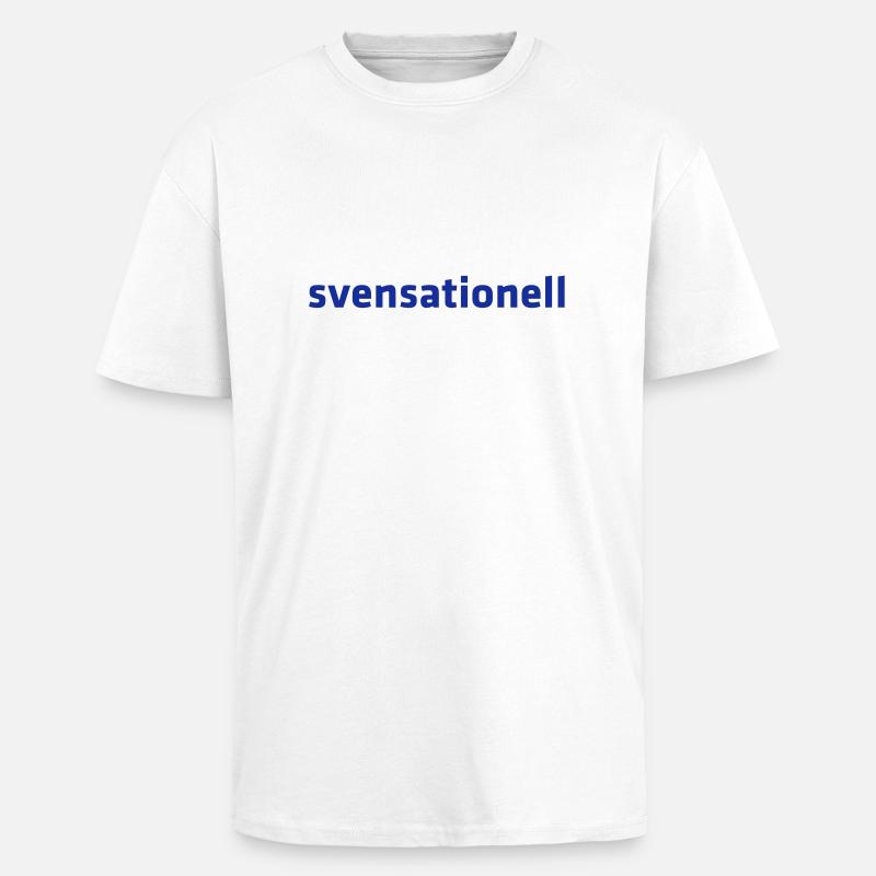 svensationell - Oversized Heavyweight Unisex T-Shirt - Weiß