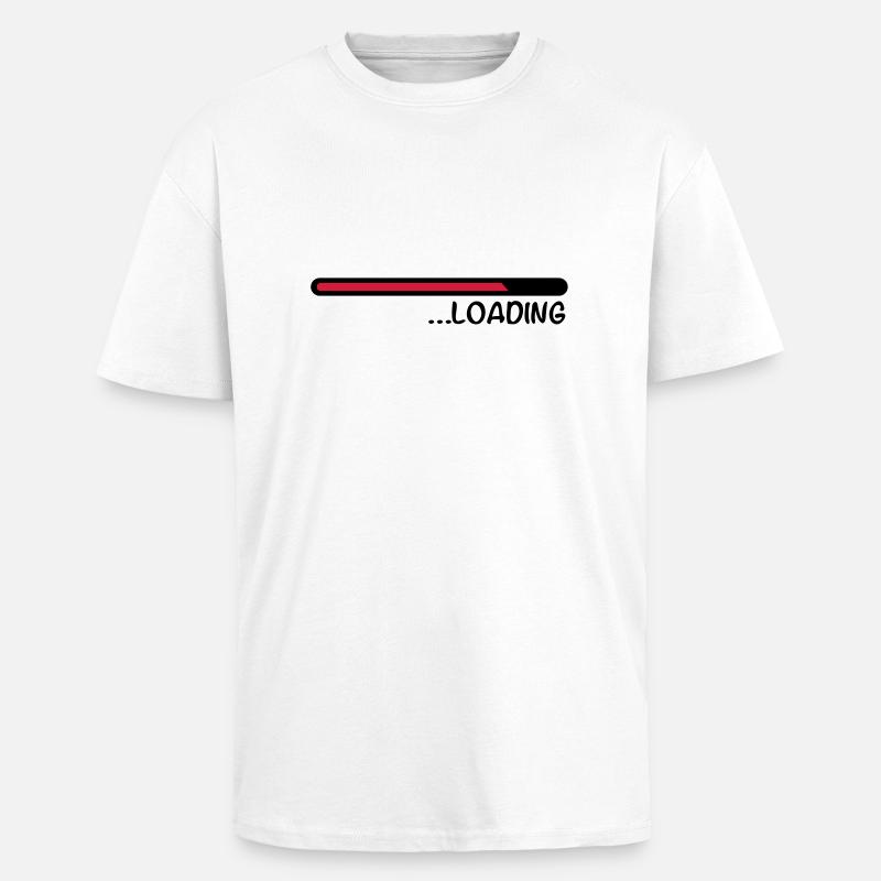 loading_cc2 - Oversized Heavyweight Unisex T-Shirt - Weiß