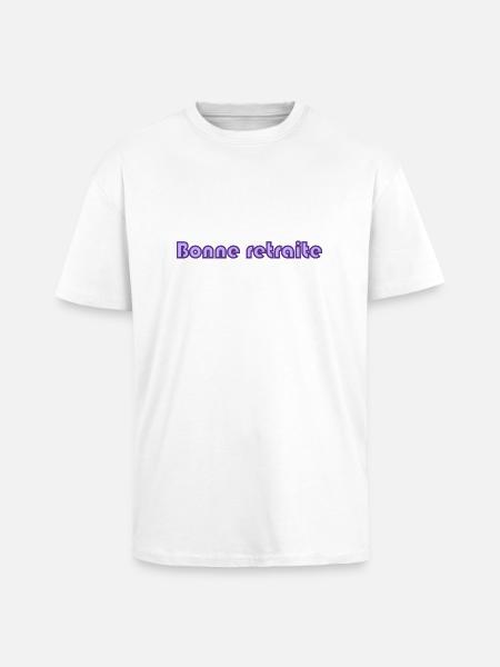 RETIREMENT. RETIREMENT. RETIRED. RETIREMENT - Unisex Oversized Heavyweight T-shirt - white