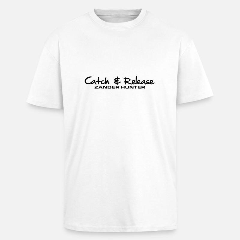 C&R Zander Hunter - Oversized Heavyweight Unisex T-Shirt - Weiß