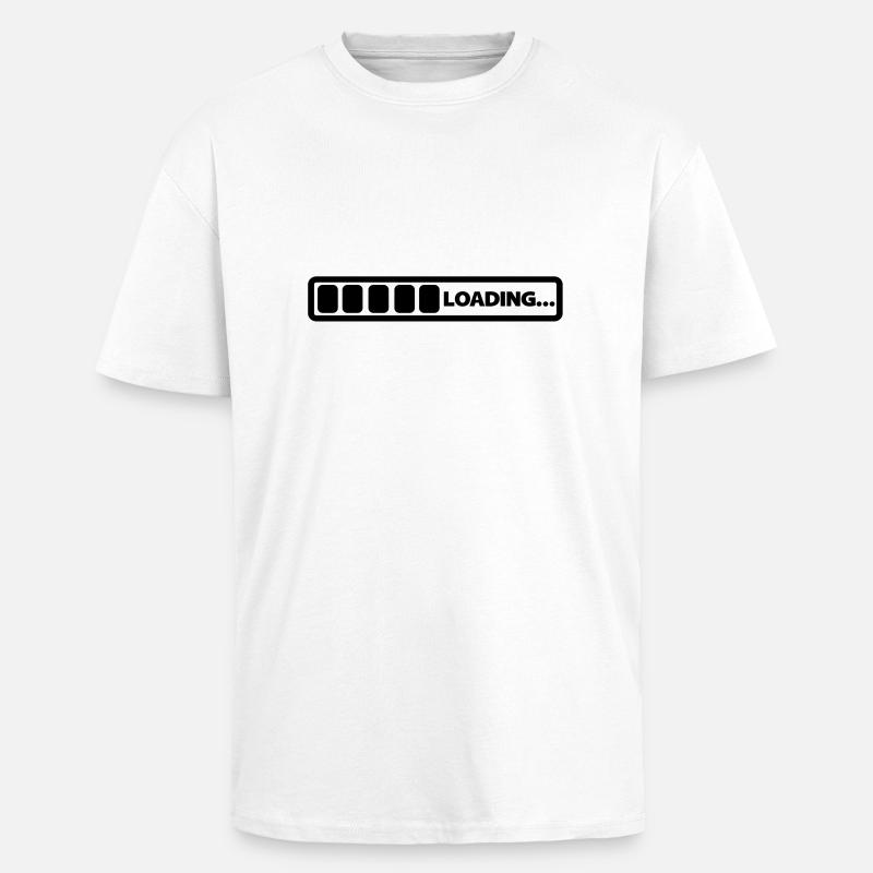 loading - Unisex Oversized Heavyweight T-shirt - white