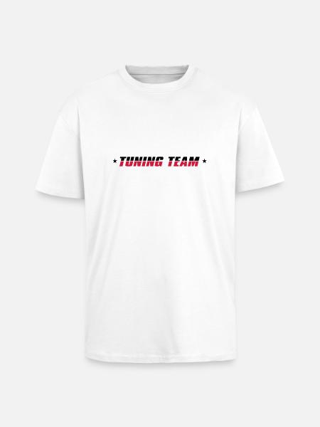 tuning_team_2c - Oversized Heavyweight Unisex T-Shirt - Weiß