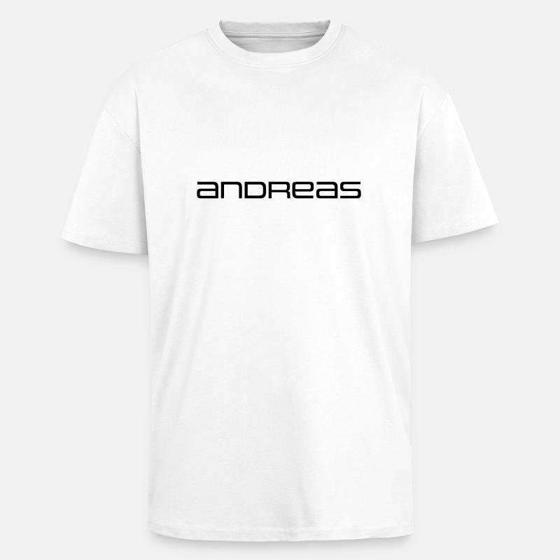 Le cadeau d’Andrea - T-shirt unisexe oversize épais - blanc