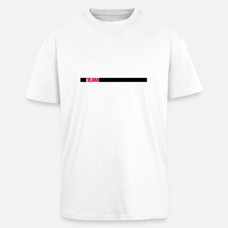 Team - Oversized Heavyweight Unisex T-Shirt - Weiß