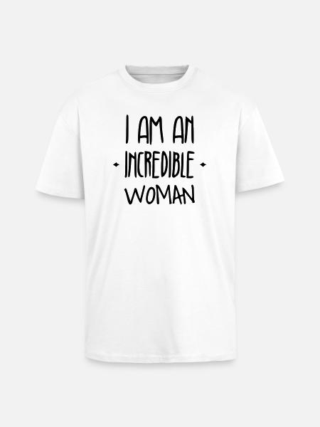 fille / fée / princesse / bébé - T-shirt unisexe oversize épais - blanc