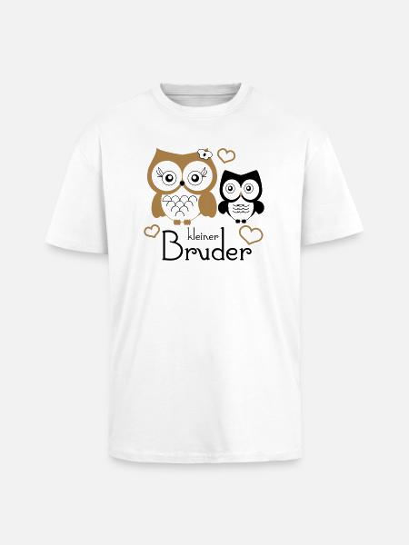kleiner Bruder - Unisex Oversized Heavyweight T-shirt - white