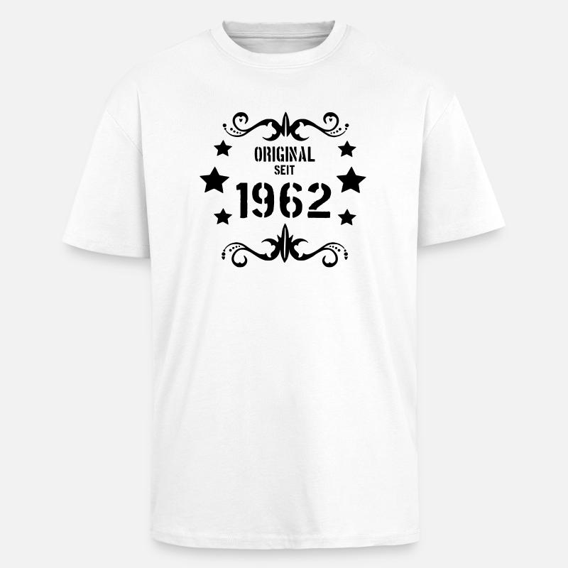 Original seit 1962 -x - Oversized Heavyweight Unisex T-Shirt - Weiß