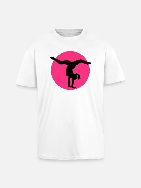 bodenturnen_f2 - Unisex Oversized Heavyweight T-shirt - white