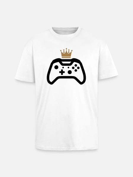 gamer - Unisex Oversized Heavyweight T-shirt - white