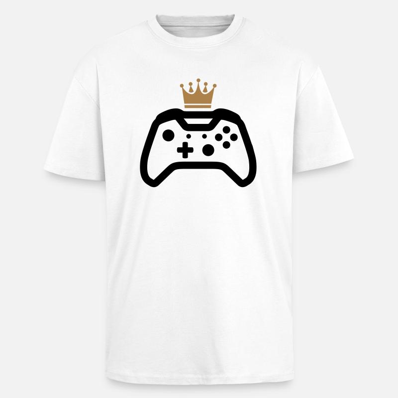 gamer - Oversized Heavyweight Unisex T-Shirt - Weiß