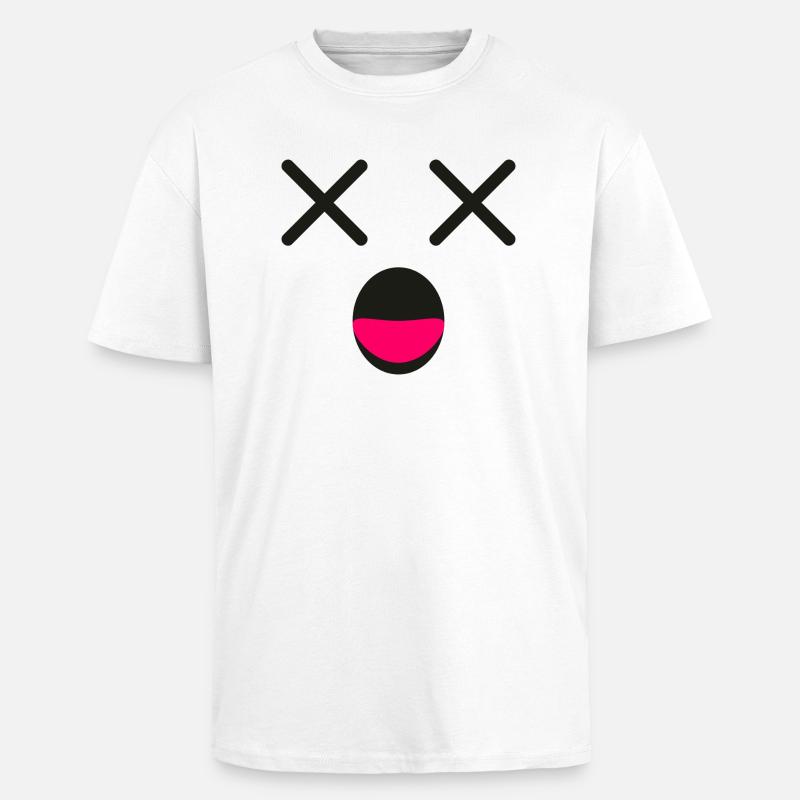 Visual expression - Unisex Oversized Heavyweight T-shirt - white