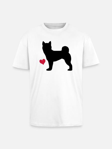 Shiba Inu - Unisex oversized heavyweight t-shirt - hvid