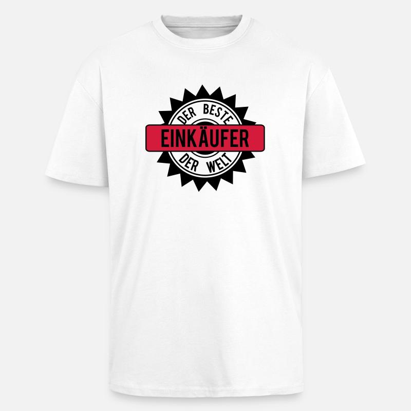 der beste einkaufer 2c - Oversized Heavyweight Unisex T-Shirt - Weiß