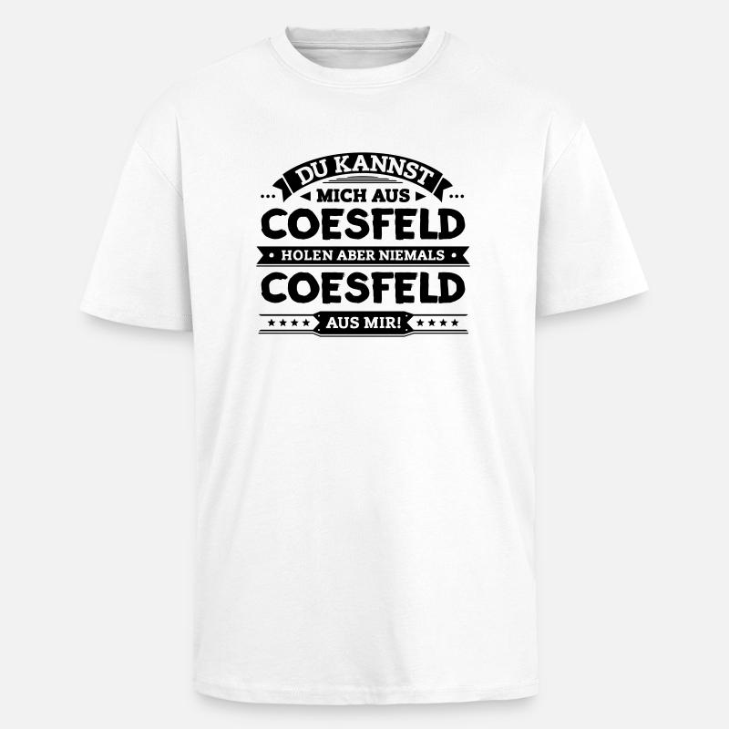 Mein Coesfeld - Oversized Heavyweight Unisex T-Shirt - Weiß