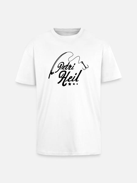 petri_heil_logo_3____f1 - T-shirt unisexe oversize épais - blanc
