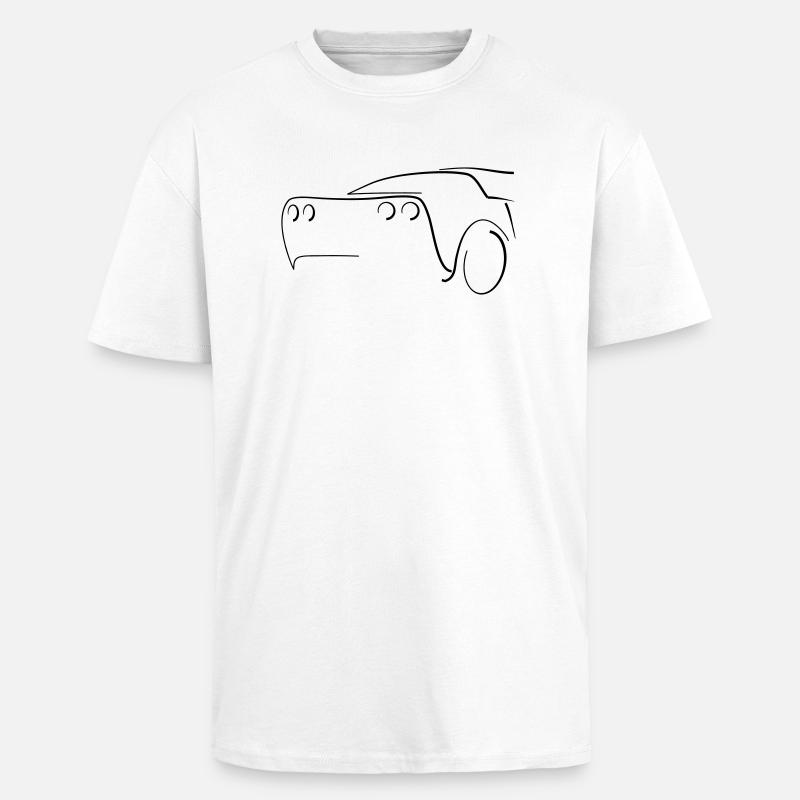 Sport Auto Heck - Tuning - Oversized Heavyweight Unisex T-Shirt - Weiß