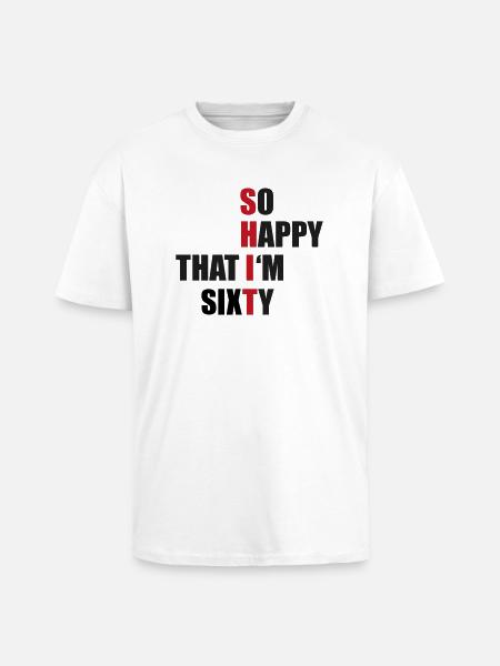 60 - Unisex Oversized Heavyweight T-shirt - white