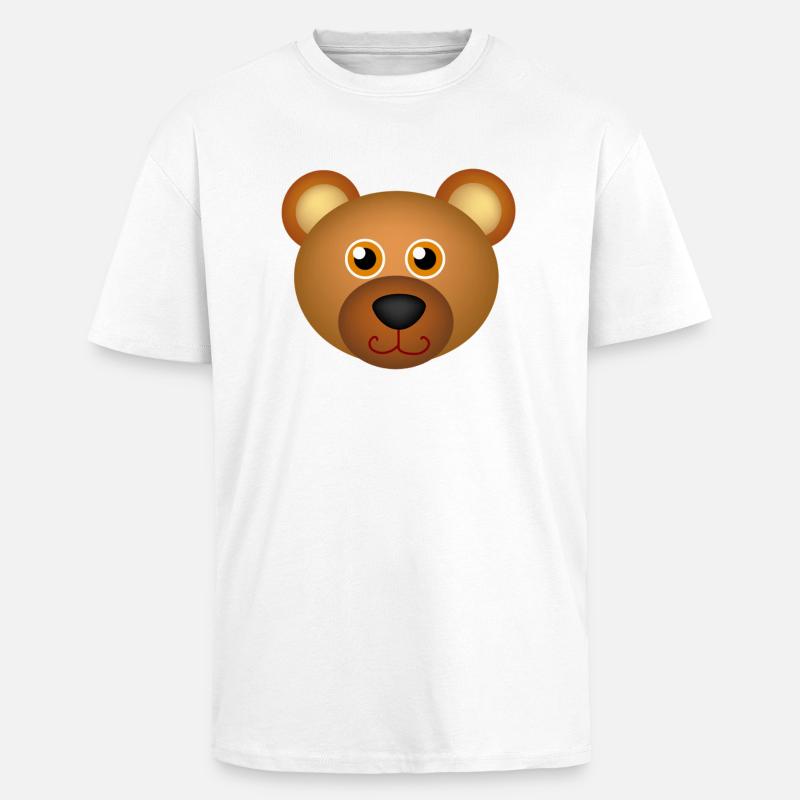 Bärchen - Oversized Heavyweight Unisex T-Shirt - Weiß