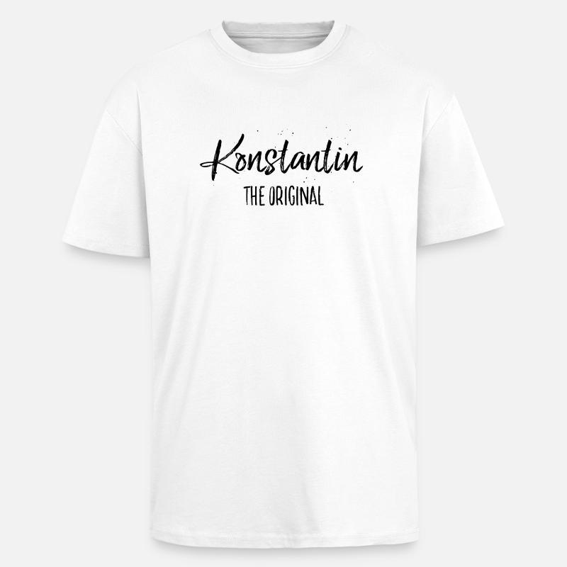 Konstantin - Oversized Heavyweight Unisex T-Shirt - Weiß