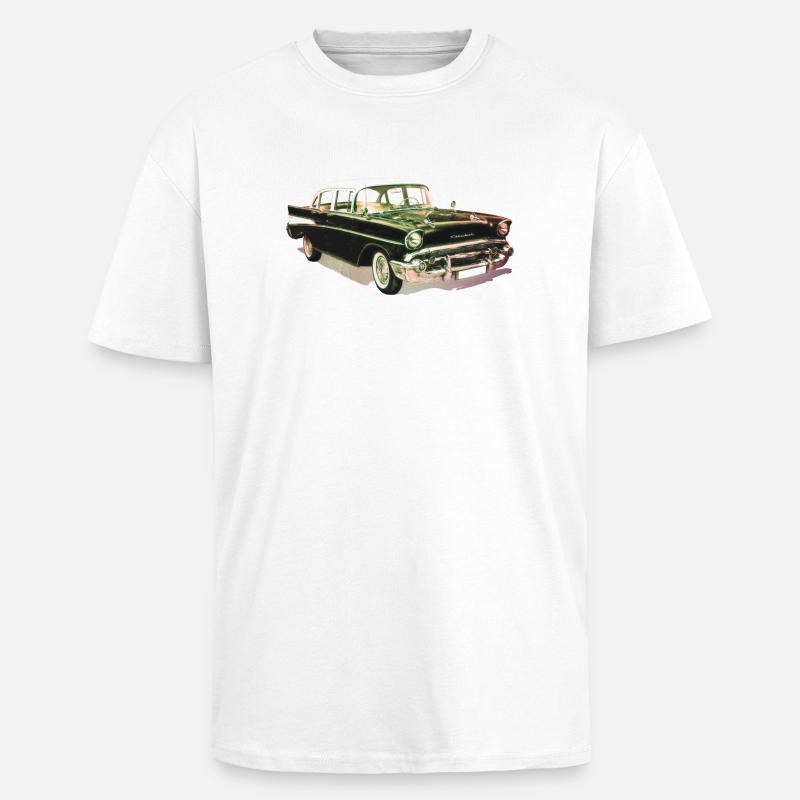 Oldtimer - Oversized Heavyweight Unisex T-Shirt - Weiß