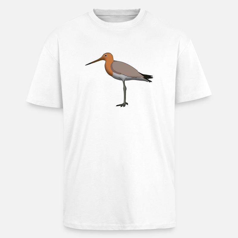 shore snipe - Unisex Oversized Heavyweight T-shirt - white