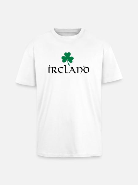 Ireland - St. Patrick's Day - Unisex Oversized Heavyweight T-shirt - white