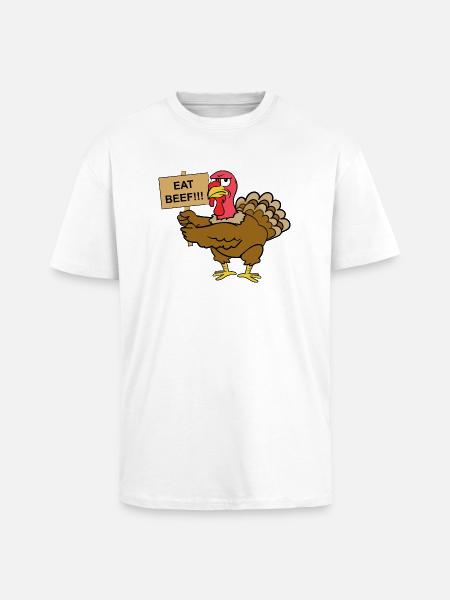 Thanksgiving turkey turkey - Unisex Oversized Heavyweight T-shirt - white