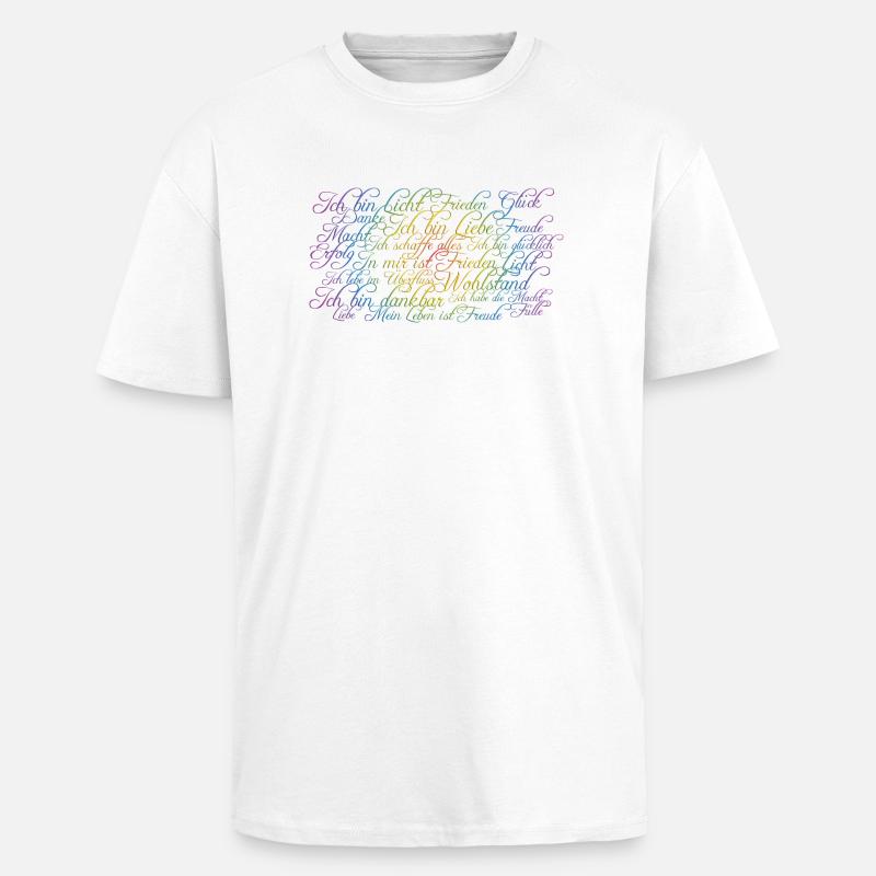 Affirmation 2 - Oversized Heavyweight Unisex T-Shirt - Weiß