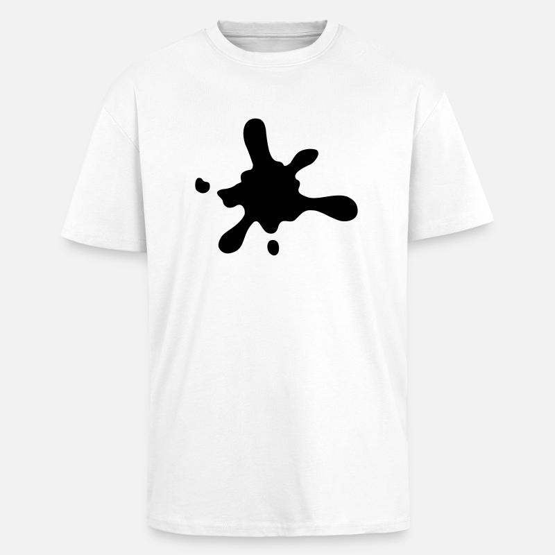 klecks_1 - Oversized Heavyweight Unisex T-Shirt - Weiß