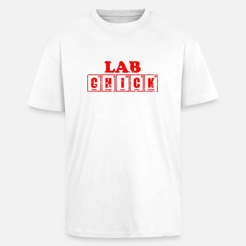 chem. Elemente - Oversized Heavyweight Unisex T-Shirt - Weiß