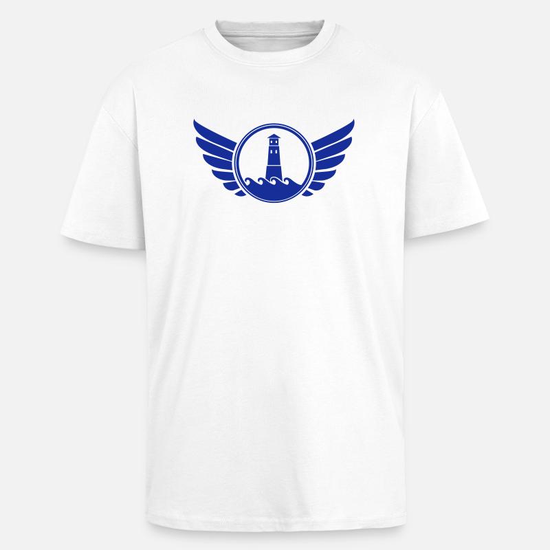 leuchtturm_01 - Unisex Oversized Heavyweight T-shirt - white