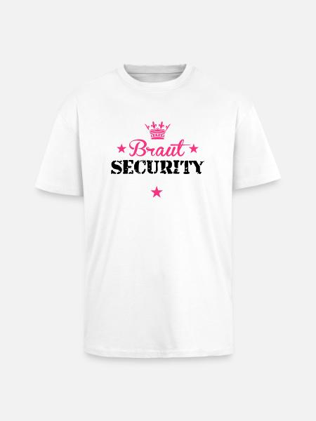 braut_security_5_2f_ - Oversized Heavyweight Unisex T-Shirt - Weiß