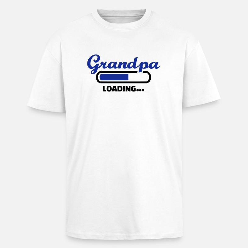 Opa - Oversized Heavyweight Unisex T-Shirt - Weiß
