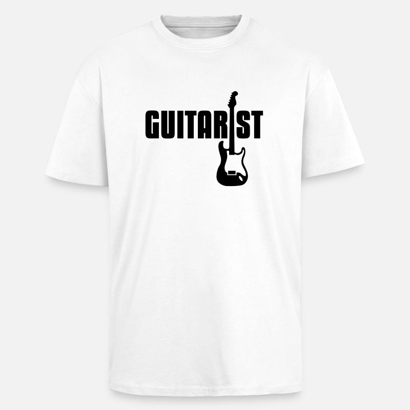 guitarist - Oversized Heavyweight Unisex T-Shirt - Weiß