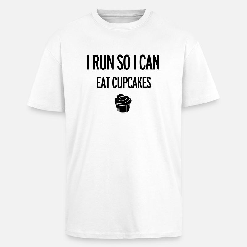 Cupcakes - Oversized Heavyweight Unisex T-Shirt - Weiß