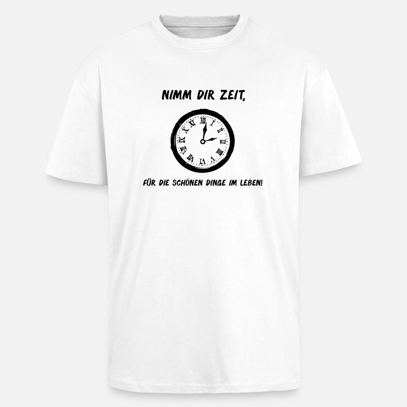 schoene_dinge_im_leben_01 - Oversized Heavyweight Unisex T-Shirt - Weiß