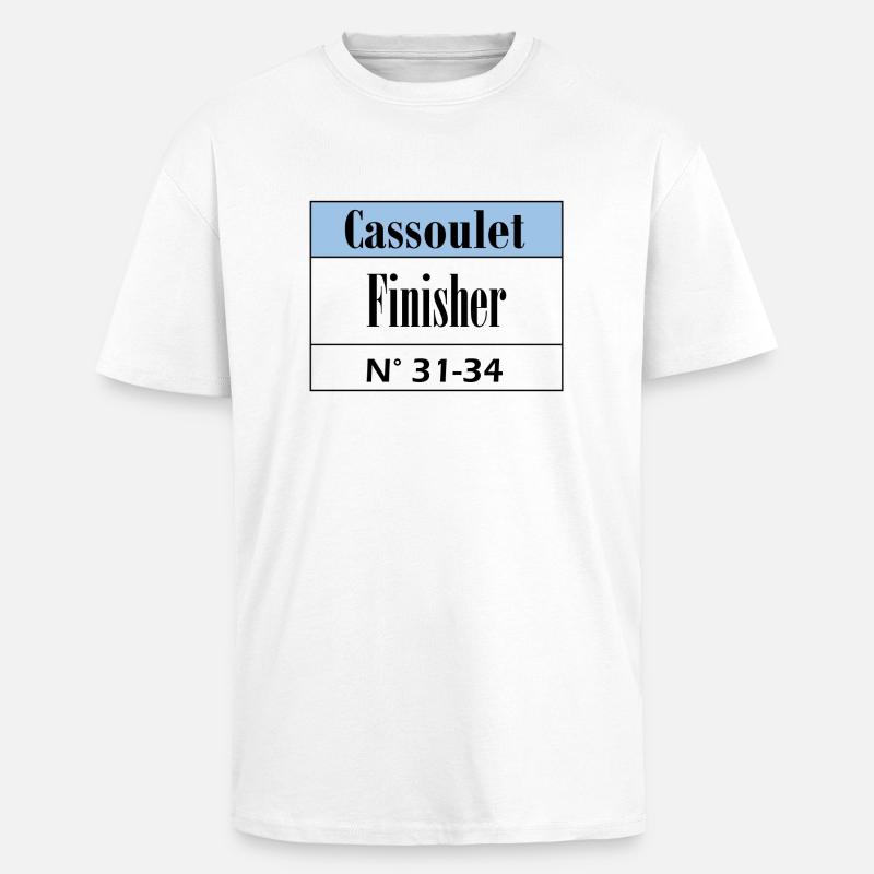 Cassoulet Finisher Languedoc - Oversized Heavyweight Unisex T-Shirt - Weiß