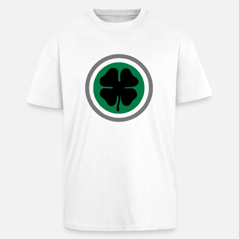 Flogging Molly Shamrock - Oversized Heavyweight Unisex T-Shirt - Weiß