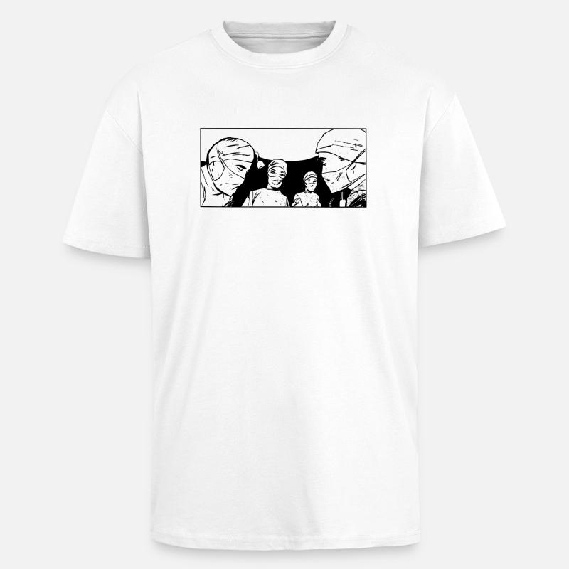 Operation - Oversized Heavyweight Unisex T-Shirt - Weiß