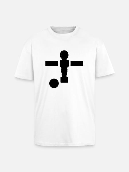 Tischkicker - Oversized Heavyweight Unisex T-Shirt - Weiß