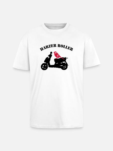 Harzer Roller - Oversized Heavyweight Unisex T-Shirt - Weiß