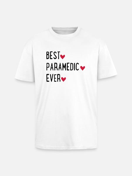 ambulancier - T-shirt unisexe oversize épais - blanc