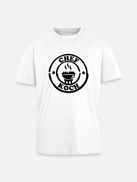 chef_koch__f1 - Oversized Heavyweight Unisex T-Shirt - Weiß